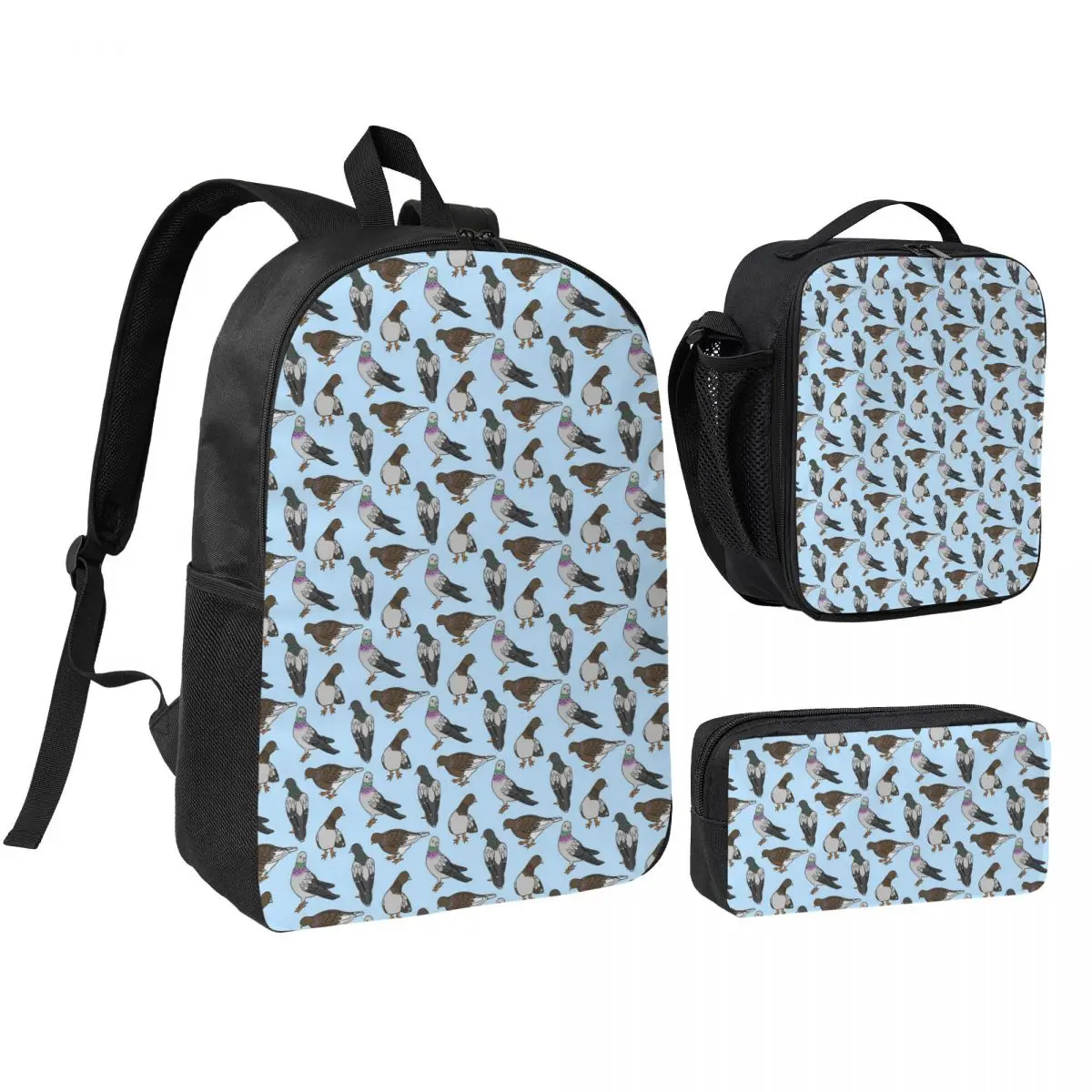 City Pigeons Backpack Student BookBag School Bag Shoulder Bags 3ps Insulated Lunch Bag Pencil Case
City Pigeons Backpack Student BookBag School Bag Shoulder Bags 3ps Insulated Lunch Bag Pencil Case