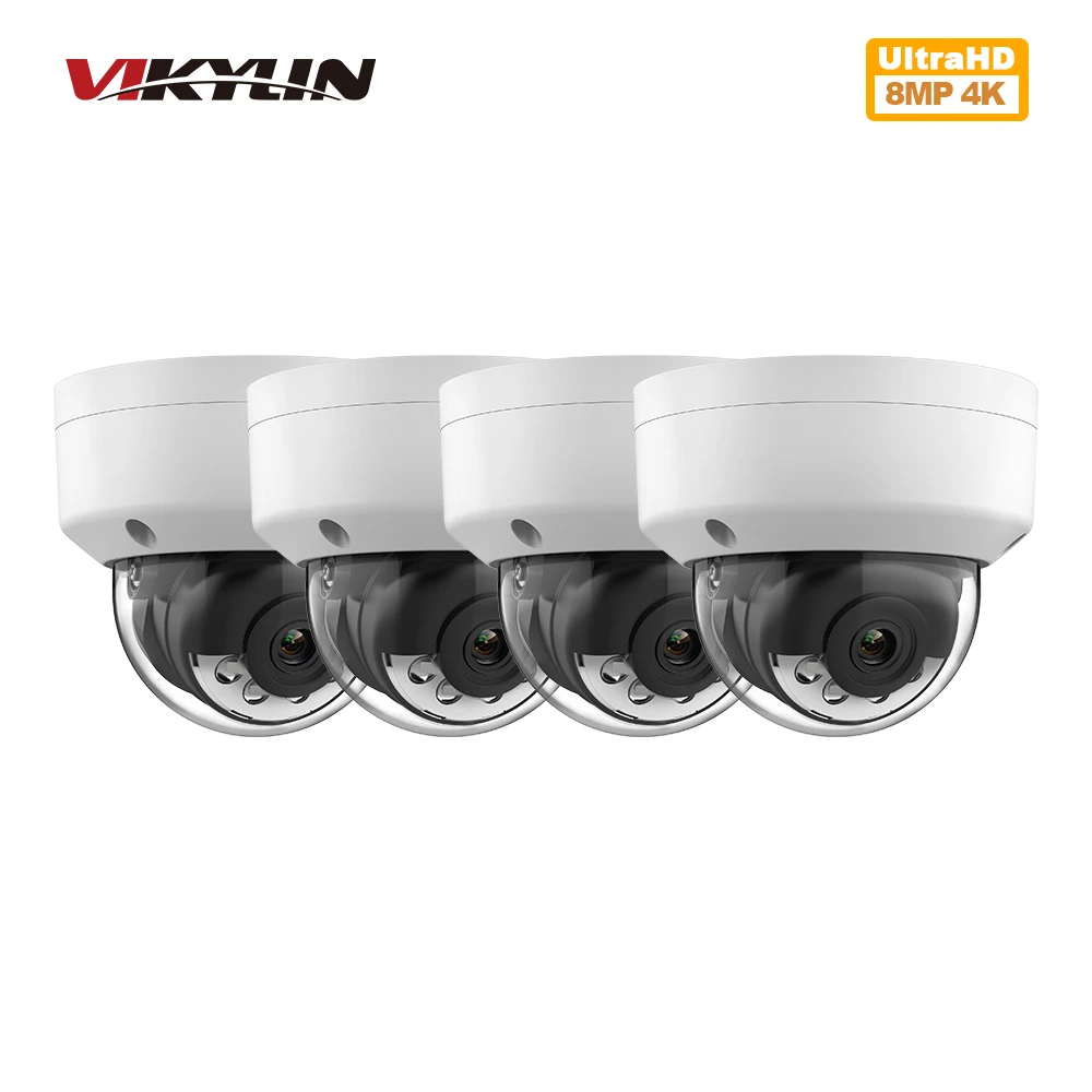 Vikylin IK10 5/8mp Dome IP camera kit Hybrid Lights Human Car Detection Outdoor Video Surveillance Camera Home CCTV H.265+ IP67
Vikylin IK10 5/8mp Dome IP camera kit Hybrid Lights Human Car Detection Outdoor Video Surveillance Camera Home CCTV H.265+ IP67