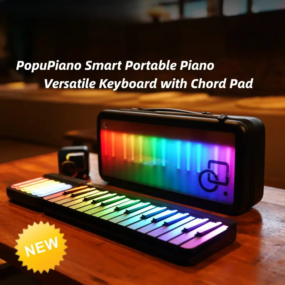 PopuPiano Smart Portable Piano Smart Portable Piano MIDI Controller Smart LED Keyboard Powerful Chord Pad
PopuPiano Smart Portable Piano Smart Portable Piano MIDI Controller Smart LED Keyboard Powerful Chord Pad
