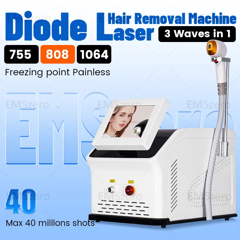 New Professional Portable Ice Laser 755 808 1064Nm Painless Diode Laser Hair Removal MachineBeauty Spa Equipment
New Professional Portable Ice Laser 755 808 1064Nm Painless Diode Laser Hair Removal MachineBeauty Spa Equipment