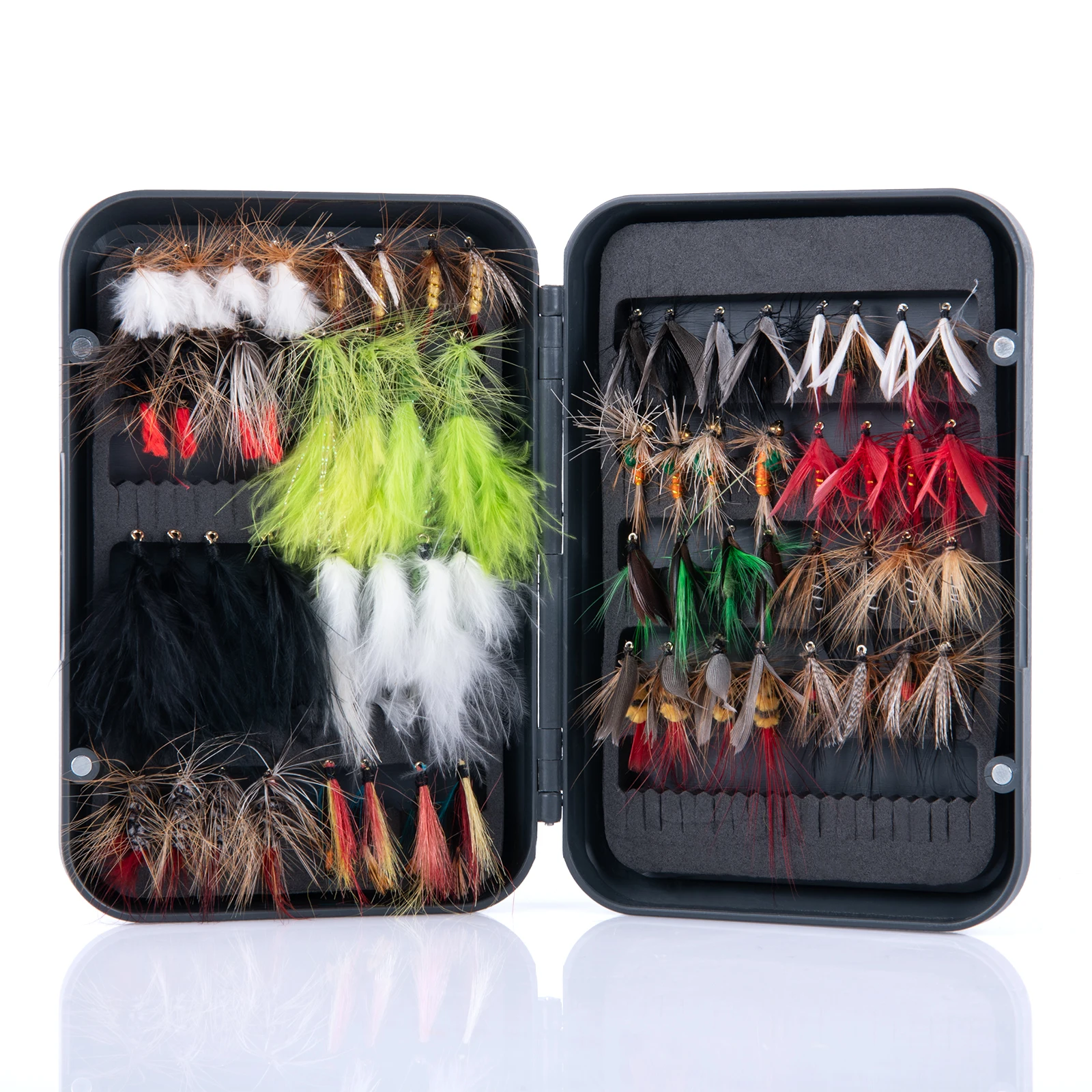 Goture 64/80pcs Insects Flies Fly Fishing Lures Dragonfly Topwater Bait Dry Flies Trout Artificial Crank Hook Insects Lure kit
Goture 64/80pcs Insects Flies Fly Fishing Lures Dragonfly Topwater Bait Dry Flies Trout Artificial Crank Hook Insects Lure kit