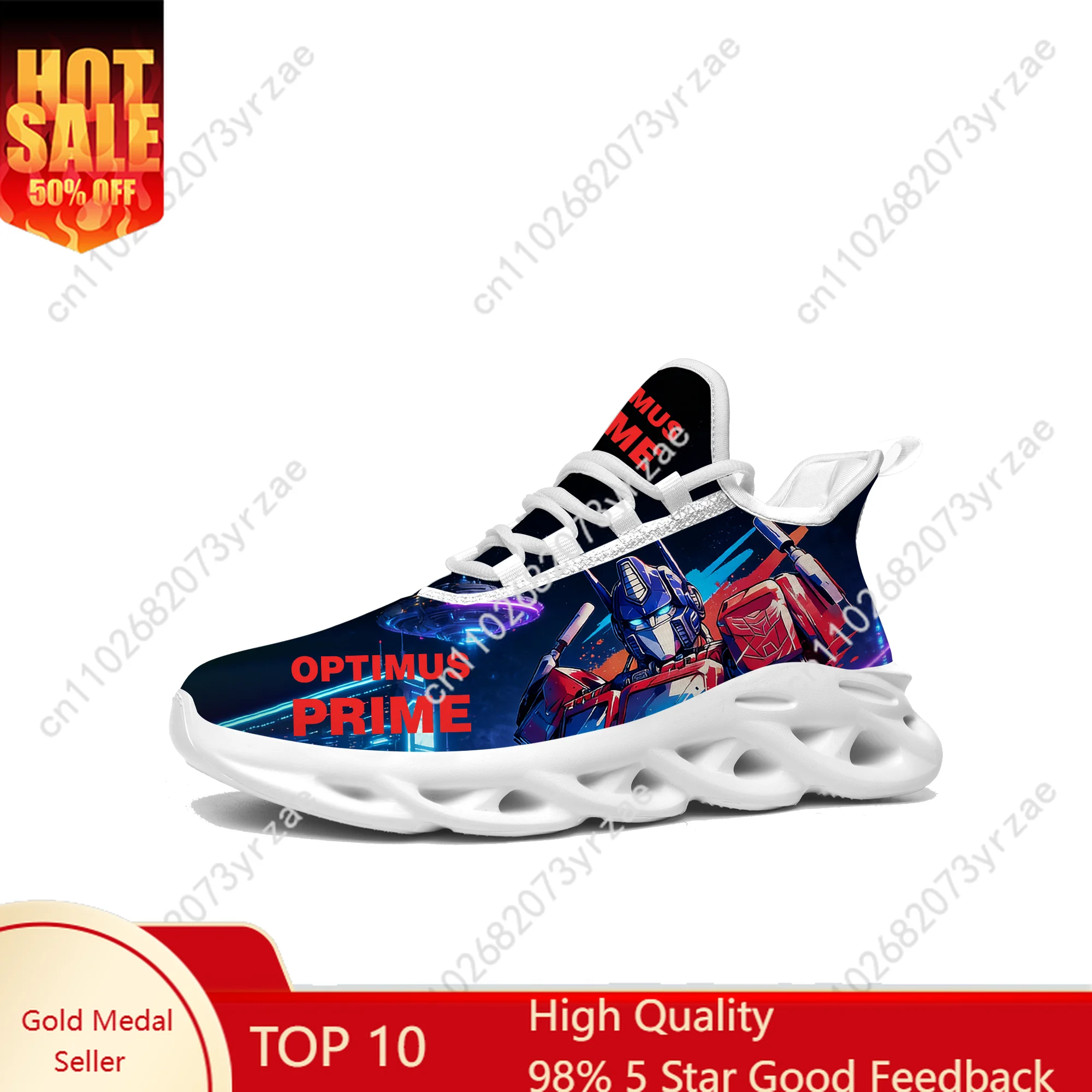 Optimus Prime Flats Sneakers Cartoon Game Men Women Teenager Sports Running Shoes Fashion High Quality Tailor Made Lace Up Shoe
Optimus Prime Flats Sneakers Cartoon Game Men Women Teenager Sports Running Shoes Fashion High Quality Tailor Made Lace Up Shoe
