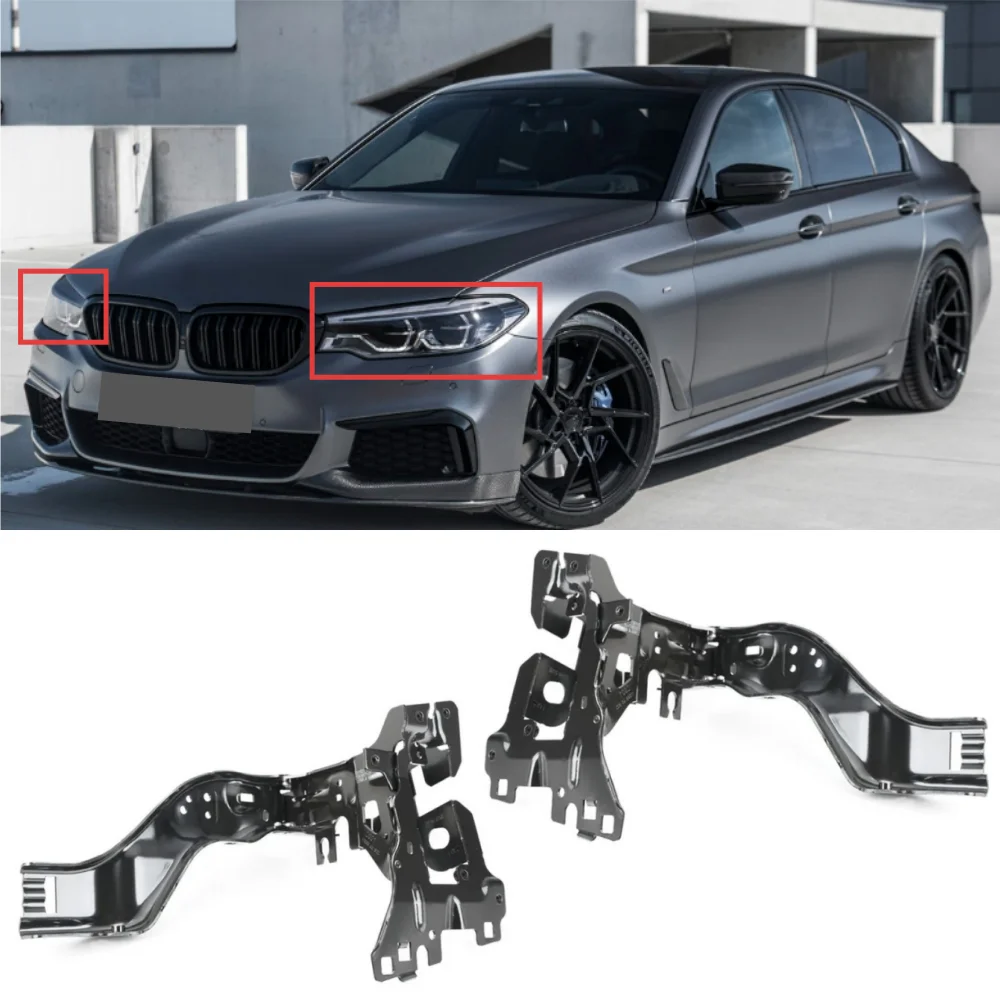 Для BMW 5 серии G30 G31 2017-2023 автомобильный кронштейн крепления фар переднего бампера OE: 5164783857/5164738388 
Для BMW 5 серии G30 G31 2017-2023 автомобильный кронштейн крепления фар переднего бампера OE: 5164783857/5164738388