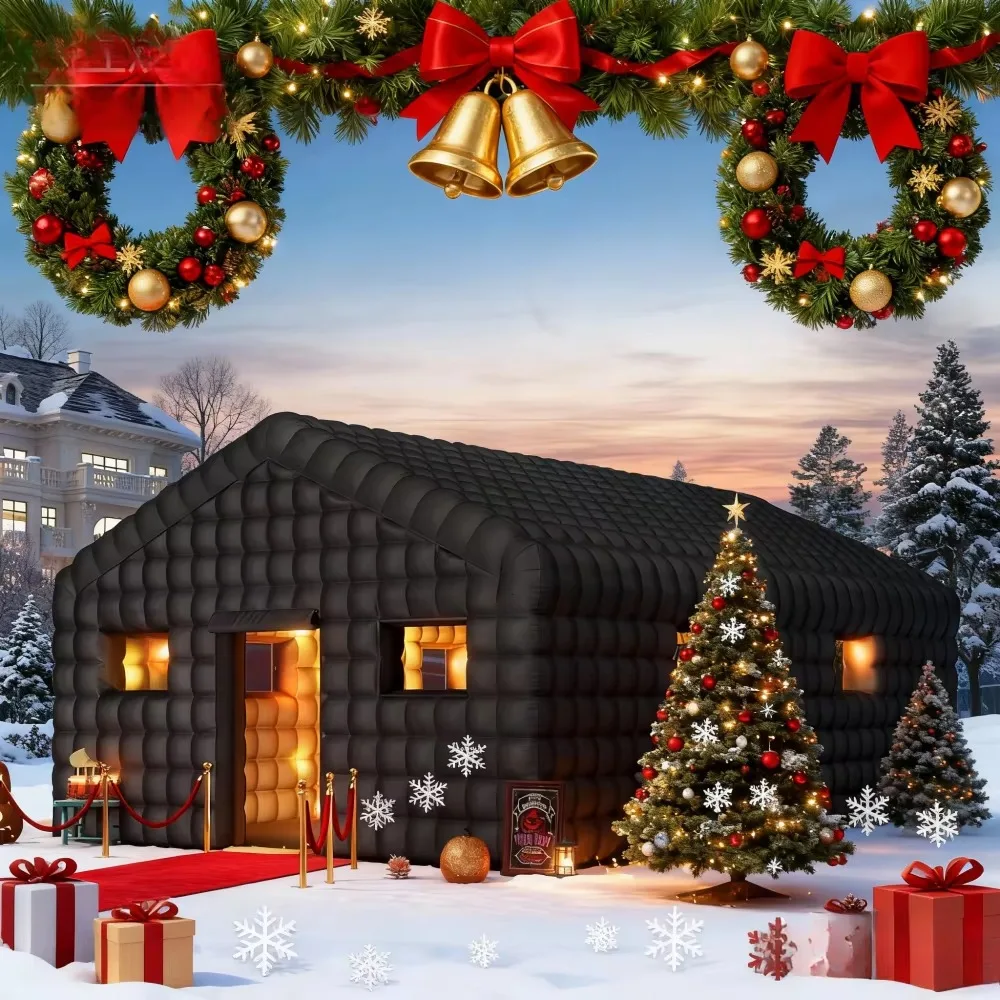 Comercial Black air Cube Tent Inflatable Night Club Tienda Inflable Portable Party House Disco Tent Inflatable Nightclub
Comercial Black air Cube Tent Inflatable Night Club Tienda Inflable Portable Party House Disco Tent Inflatable Nightclub