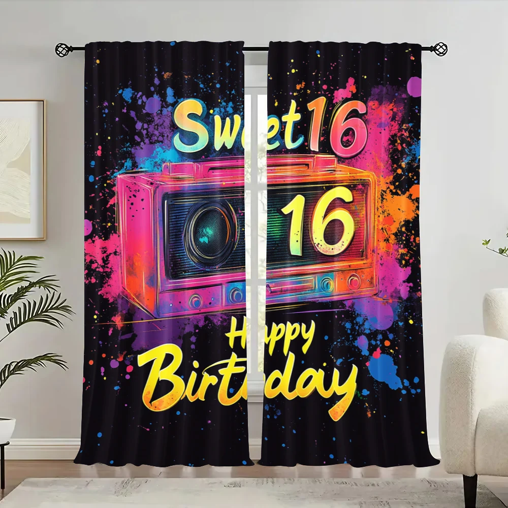 2pc, Drapes sweet 16 Durable Polyester,Without Electricity Wall Decor Use for Daily home decoration
2pc, Drapes sweet 16 Durable Polyester,Without Electricity Wall Decor Use for Daily home decoration