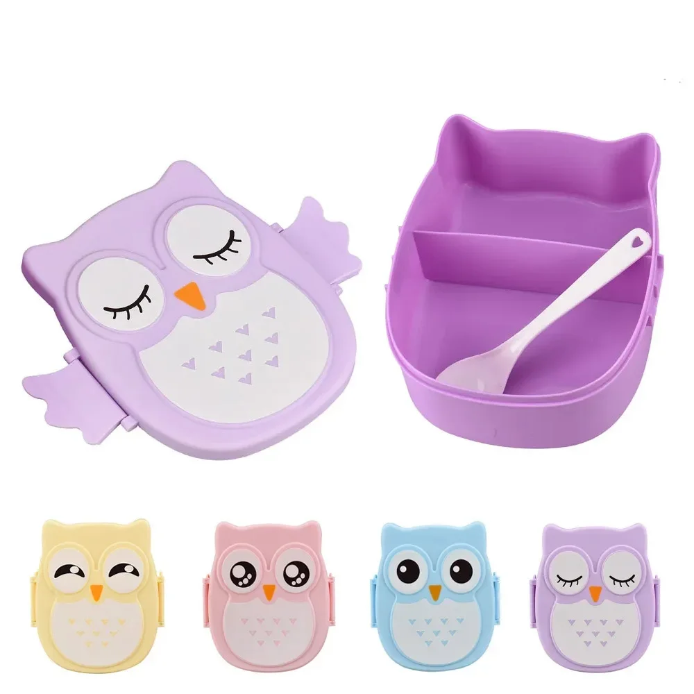 Portable Owl Lunch Box Cartoon Microwave Food-Safe Plastic Food Picnic Container Box For Children Kids School Office Bento Box
Portable Owl Lunch Box Cartoon Microwave Food-Safe Plastic Food Picnic Container Box For Children Kids School Office Bento Box