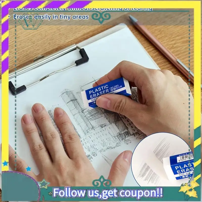 NEW 12 Pack Pencil Erasers Kit White Erasers Set For School, Art Erasers For Kids Drawing Bulk
NEW 12 Pack Pencil Erasers Kit White Erasers Set For School, Art Erasers For Kids Drawing Bulk