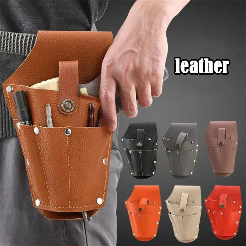 Electricians Leather Tools Bag Professional Electric Drill Storage Multifunctional Waist Bag Organizer Work Tools Accessories
Electricians Leather Tools Bag Professional Electric Drill Storage Multifunctional Waist Bag Organizer Work Tools Accessories