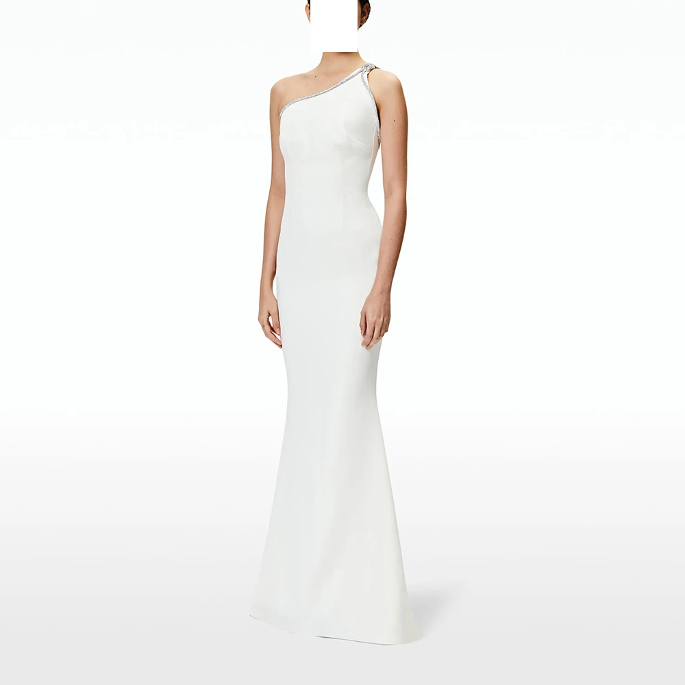 Customized Fashion Satin Mermaid Spaghetti Straps Crystal Evening Dress High Quality Sleeveless Celebrity Gowns Custom Size
Customized Fashion Satin Mermaid Spaghetti Straps Crystal Evening Dress High Quality Sleeveless Celebrity Gowns Custom Size
