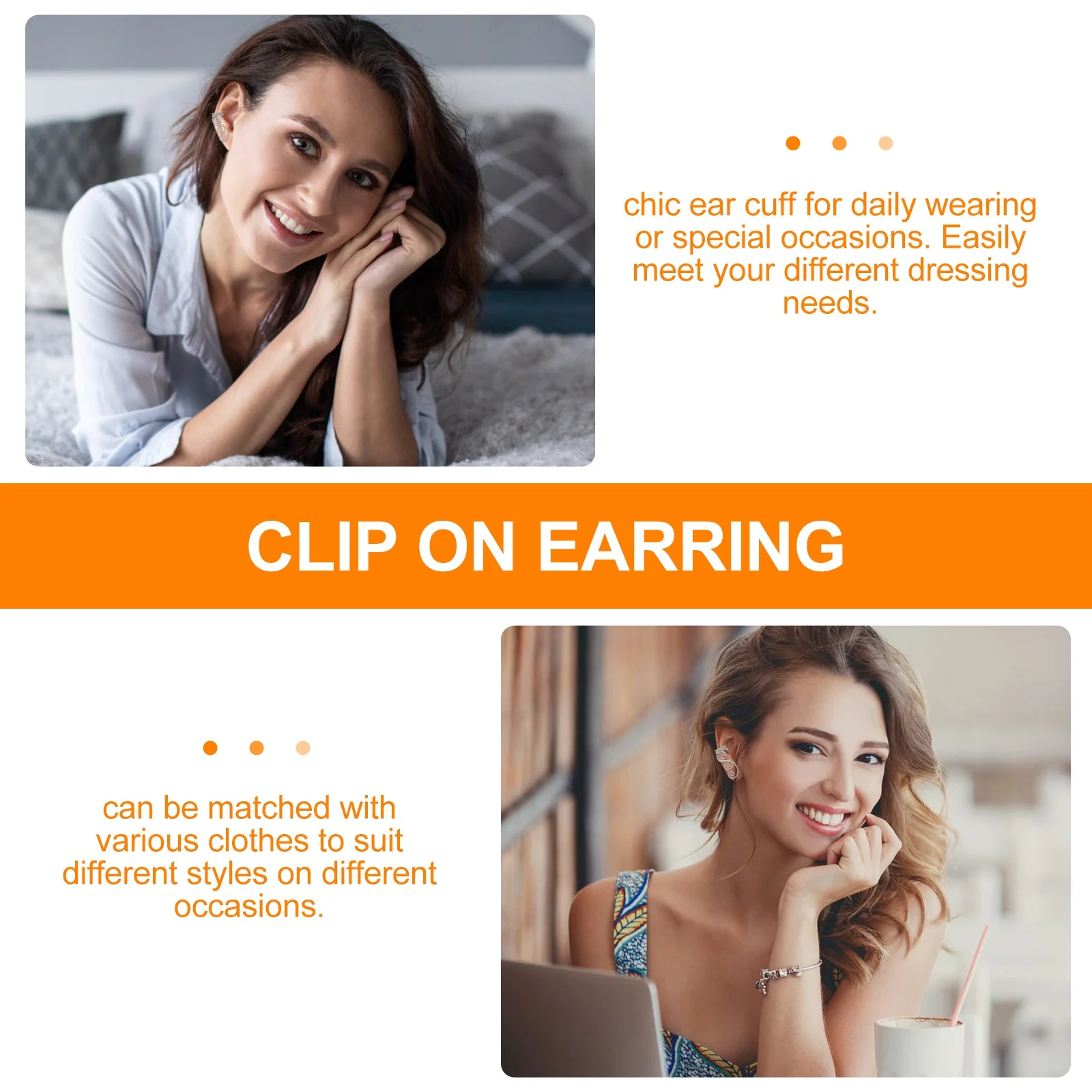 1Pair Elf Clip on Earrings Colorful Clip Earrings for Women Performance Party Wear Ear Crawlers Punk Style
1Pair Elf Clip on Earrings Colorful Clip Earrings for Women Performance Party Wear Ear Crawlers Punk Style