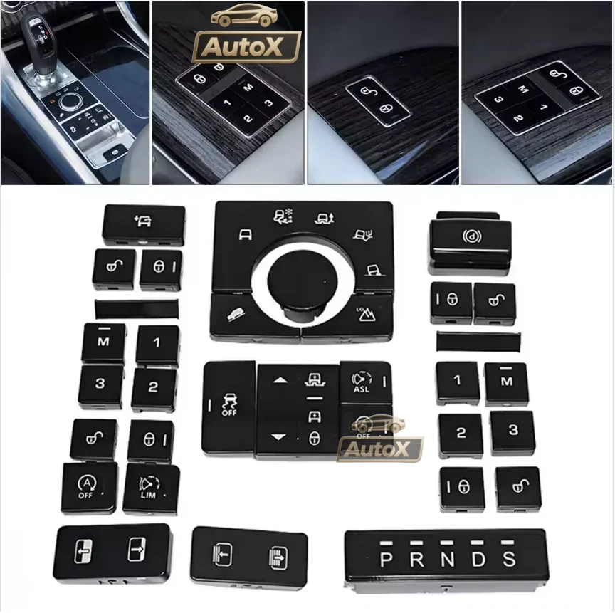 Крышка кнопки переключателя режима тетради автомобиля для Land Rover Range Rover Vogue 2013-2017 для Range Rover Sport 2014-2017 
Крышка кнопки переключателя режима тетради автомобиля для Land Rover Range Rover Vogue 2013-2017 для Range Rover Sport 2014-2017