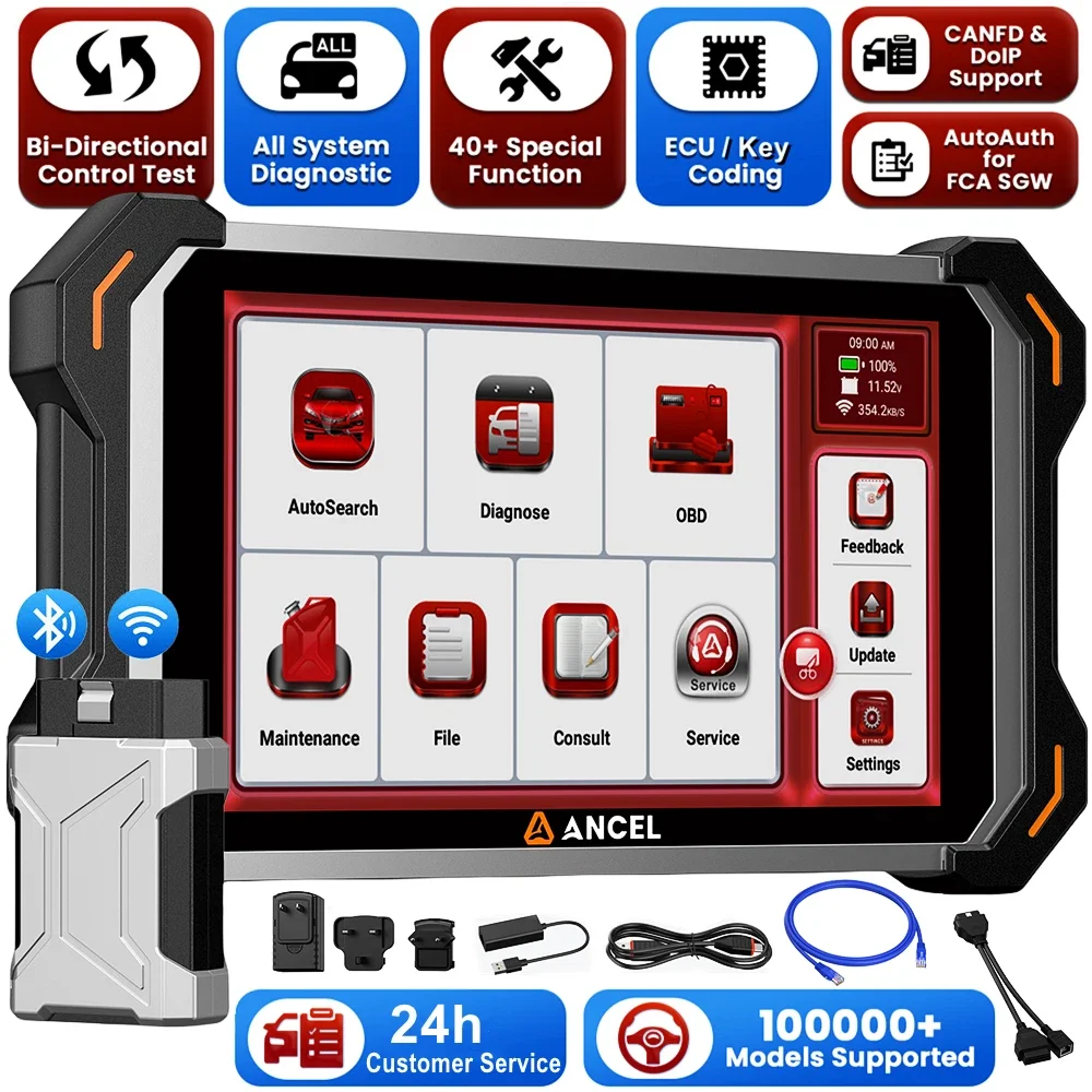 Диагностический сканер ANCEL DS600BT OBD2 для автомобилей, кодирование ключей, пожизненные бесплатные обновления, полная диагностика системы, кодирование блоков управления (ECU), TPMS для автомобилей Ford (Австралия)
Диагностический сканер ANCEL DS600BT OBD2 для автомобилей, кодирование ключей, пожизненные бесплатные обновления, полная диагностика системы, кодирование блоков управления (ECU), TPMS для автомобилей Ford (Австралия)