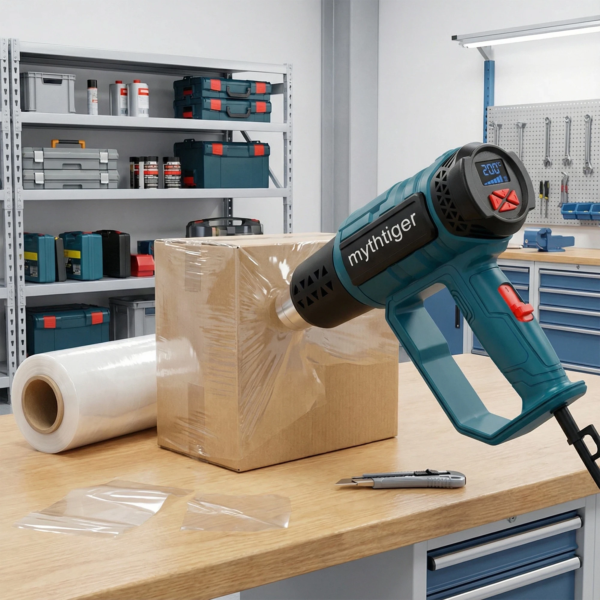 2000W Industrial Electric Hot Air Gun Digital Display Car Film Heat Gun Air Dryer for Soldering Thermal Blower Shrink Wrapping
2000W Industrial Electric Hot Air Gun Digital Display Car Film Heat Gun Air Dryer for Soldering Thermal Blower Shrink Wrapping