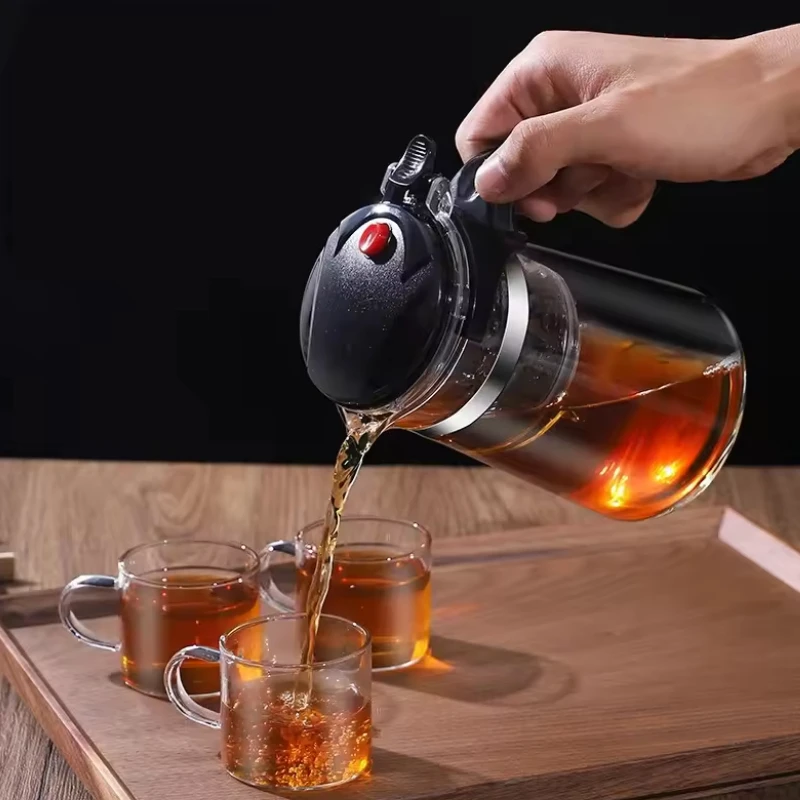 Heat Resistant Glass Teapot Chinese Style Kung Fu Teapot with Tea Water Separation Filter Household Office Tea Teaware Set Gifts
Heat Resistant Glass Teapot Chinese Style Kung Fu Teapot with Tea Water Separation Filter Household Office Tea Teaware Set Gifts