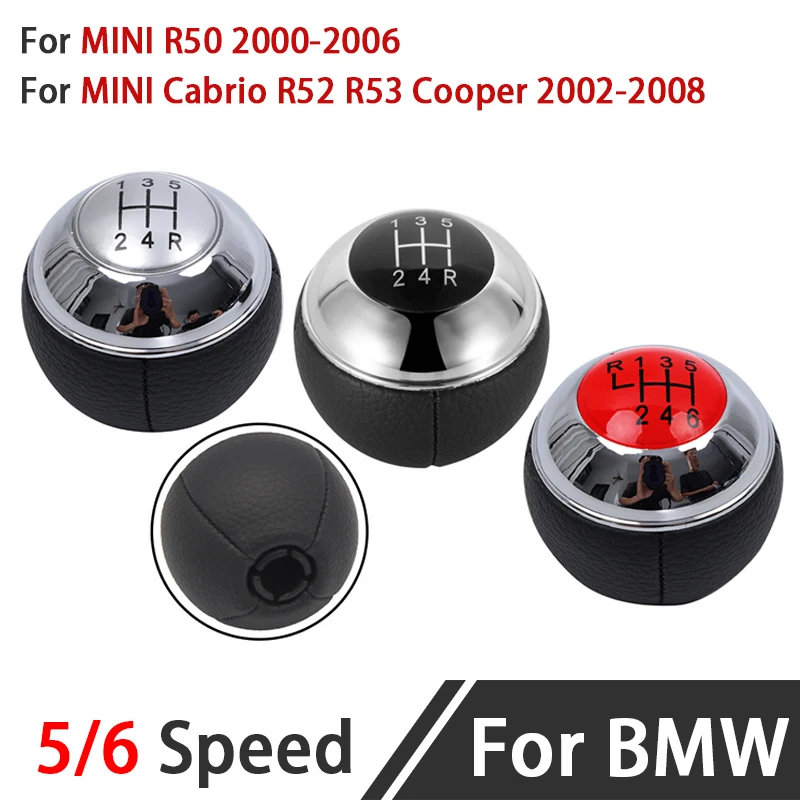 For BMW MINI Cabrio R52 R53 Cooper R50 Car Gear Shift Knob 5/6 Speed Shift Gear Knob Head Replacement Parts
For BMW MINI Cabrio R52 R53 Cooper R50 Car Gear Shift Knob 5/6 Speed Shift Gear Knob Head Replacement Parts 