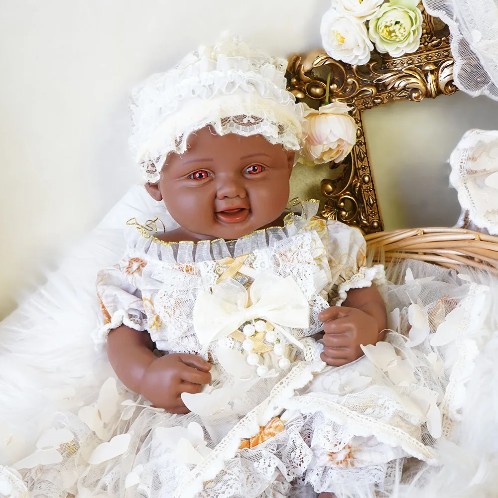 Водонепроницаемые утяжеленные силиконовые куклы реборн для маленьких девочек 17,3 дюйма, мягкие куклы ручной работы для коллекционного подарка 
Водонепроницаемые утяжеленные силиконовые куклы реборн для маленьких девочек 17,3 дюйма, мягкие куклы ручной работы для коллекционного подарка