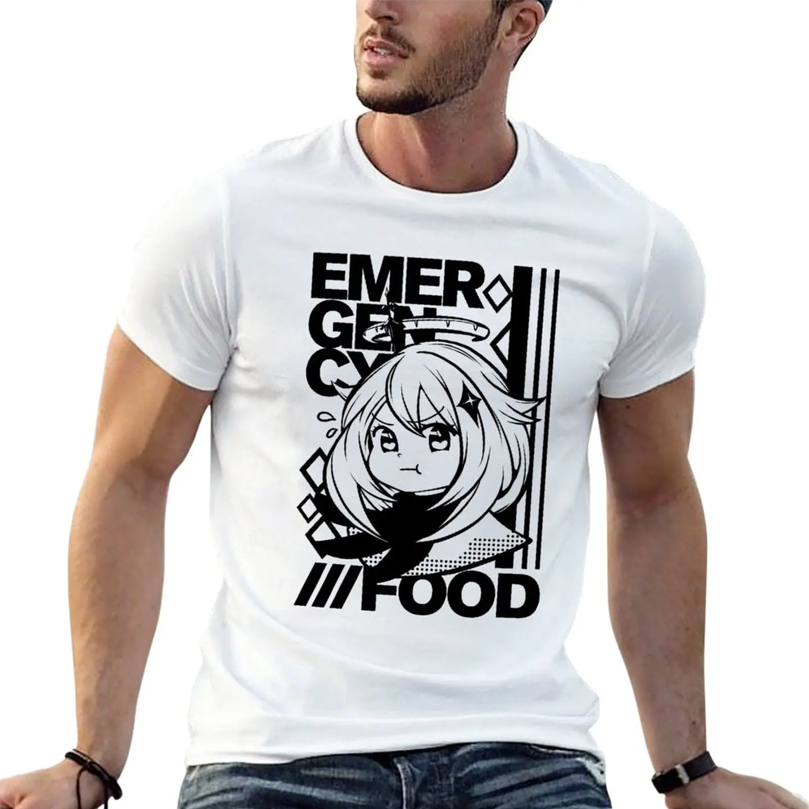 Emergency Food Paimon T-Shirt sweat shirt summer clothes Aesthetic clothing mens graphic t-shirts anime
Emergency Food Paimon T-Shirt sweat shirt summer clothes Aesthetic clothing mens graphic t-shirts anime