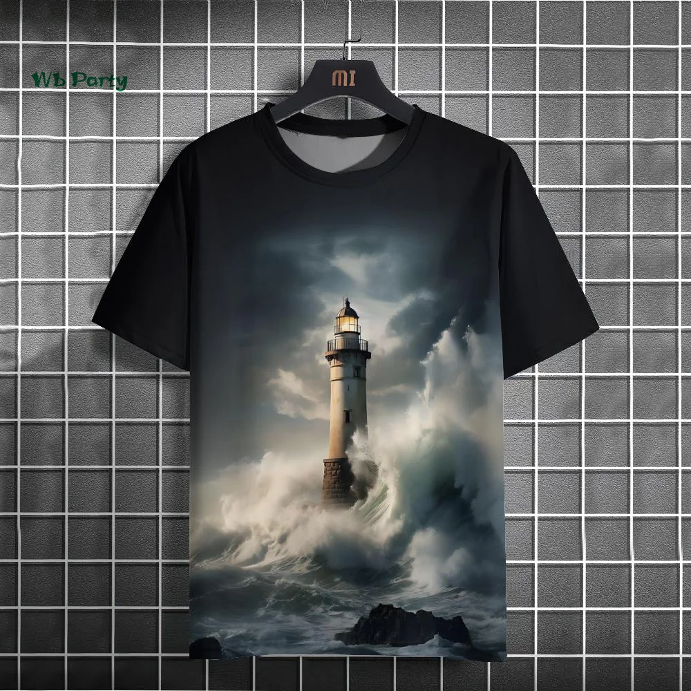 Женская футболка с 3D принтом «Маяк», летняя мода, мужские футболки с короткими рукавами, уличные топы в стиле хип-хоп, повседневная свободная мужская одежда
Женская футболка с 3D принтом «Маяк», летняя мода, мужские футболки с короткими рукавами, уличные топы в стиле хип-хоп, повседневная свободная мужская одежда
