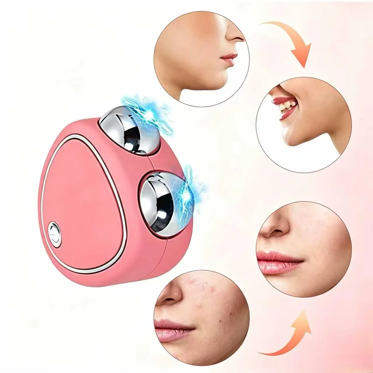 3D Micro Current Beauty Skin Electric Face Massager Lift Roller Mini Facial Lifting Vibration Skin Tighten Massage Beauty Care
3D Micro Current Beauty Skin Electric Face Massager Lift Roller Mini Facial Lifting Vibration Skin Tighten Massage Beauty Care