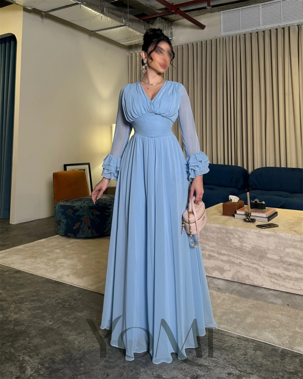 YoMi Evening Dresses A-Line V Neck Creap Customize Long Wedding Prom Dresses for Special Occasions Formal New in Dresses
YoMi Evening Dresses A-Line V Neck Creap Customize Long Wedding Prom Dresses for Special Occasions Formal New in Dresses