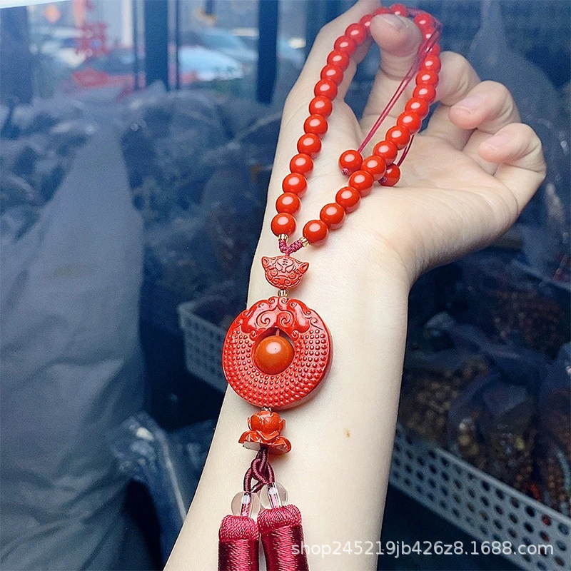 New Red Sand Pisces Car Pendant Ethnic Style Accessory
New Red Sand Pisces Car Pendant Ethnic Style Accessory