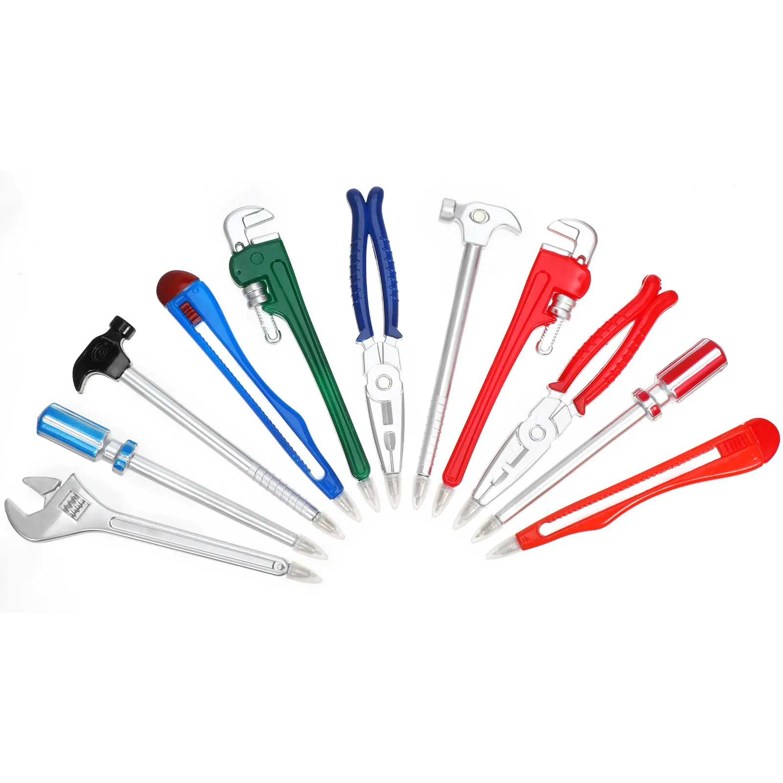 11Pcs Novelty Tool Shaped Ballpoint Pens Set Smooth Writing Fine Point 0.7mm Magnetic Dots Handyman Gift Desk Accessory Office
11Pcs Novelty Tool Shaped Ballpoint Pens Set Smooth Writing Fine Point 0.7mm Magnetic Dots Handyman Gift Desk Accessory Office