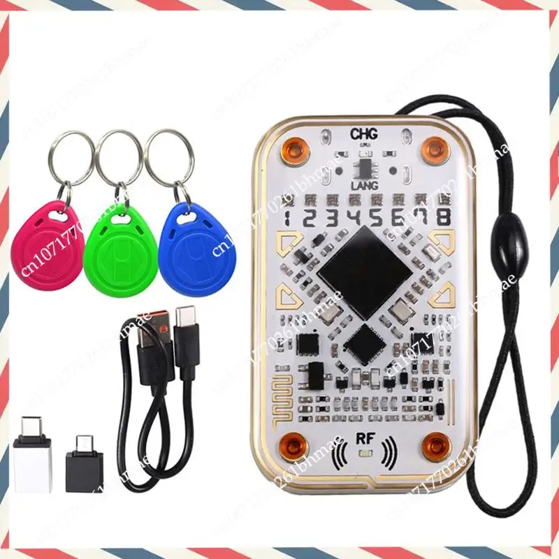 -A21Z Chameleon Ultra RFID Smart Chip Reader +3XT5577 Keychain Smart Card Emulator 125K 13.56M Card Decode NFC Read Writer
-A21Z Chameleon Ultra RFID Smart Chip Reader +3XT5577 Keychain Smart Card Emulator 125K 13.56M Card Decode NFC Read Writer