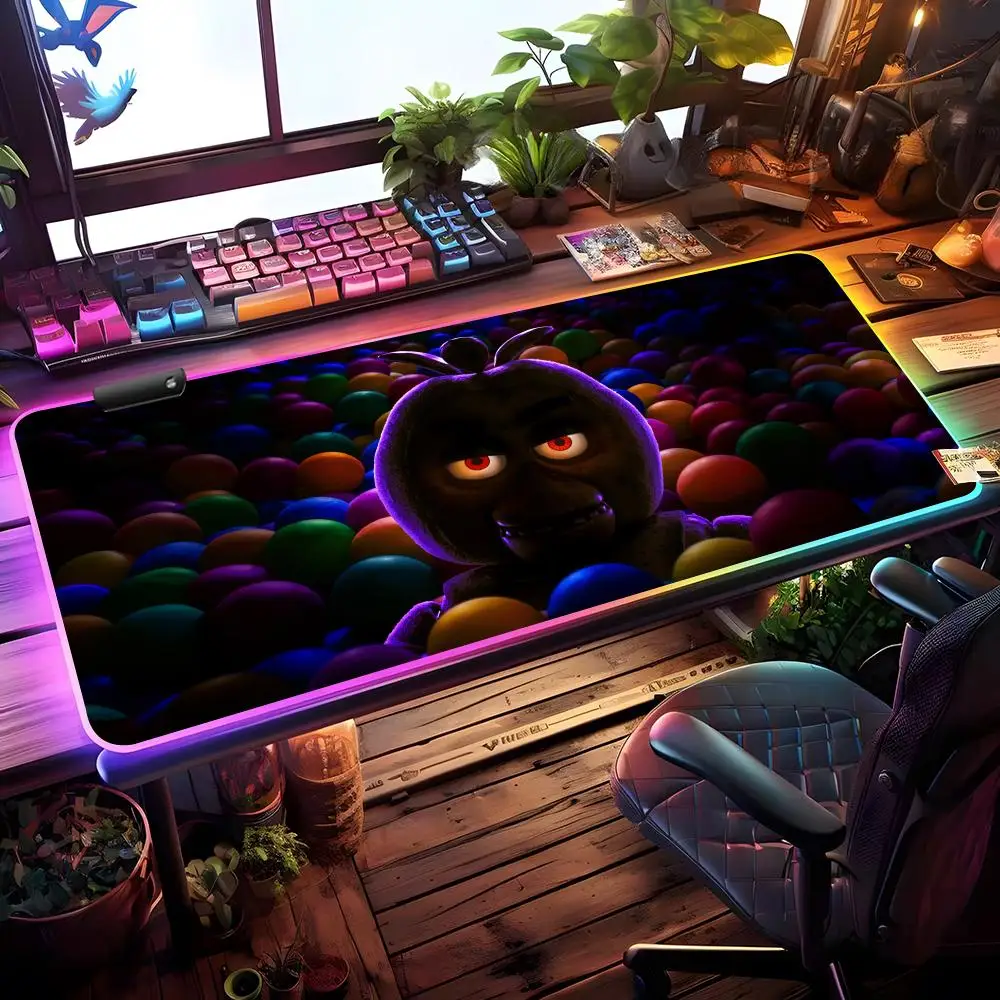 Коврик для мыши F-Five N-nights A-at F-Freddy, игровой коврик для мыши RGB, настольный коврик HD для геймеров, большой коврик для мыши с LED-подсветкой, XXL коврики для мыши
Коврик для мыши F-Five N-nights A-at F-Freddy, игровой коврик для мыши RGB, настольный коврик HD для геймеров, большой коврик для мыши с LED-подсветкой, XXL коврики для мыши