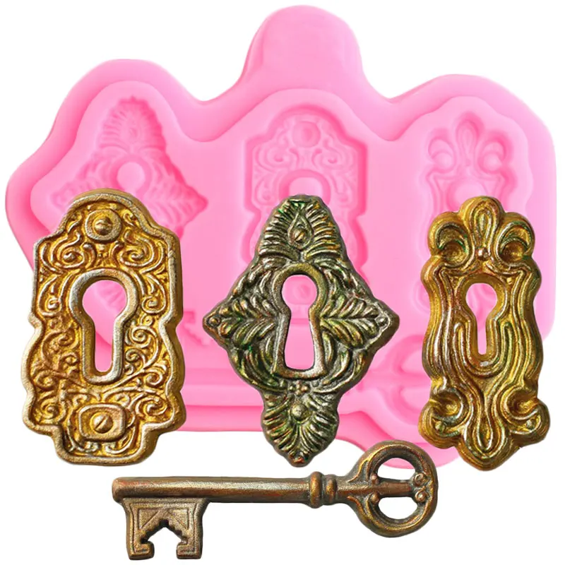 Vintage Locks Keys Mould DIY Fondant Cake Mold Cake Decorating Tools Cupcake Baking Silicone Mold
Vintage Locks Keys Mould DIY Fondant Cake Mold Cake Decorating Tools Cupcake Baking Silicone Mold