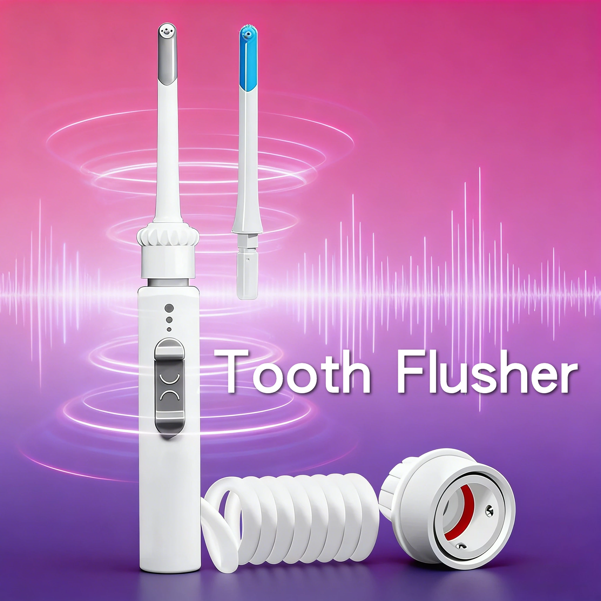 Профессиональный усовершенствованный ирригатор для полости рта, портативный водный флоссер без электричества, очиститель зубов с вращающимся на 360° соплом для удаления налета
Профессиональный усовершенствованный ирригатор для полости рта, портативный водный флоссер без электричества, очиститель зубов с вращающимся на 360° соплом для удаления налета