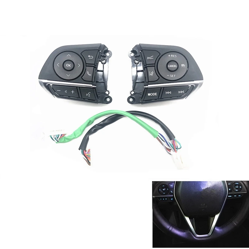 Car Multifunction Steering Wheel Control Button Switch For Toyota Avalon 2018-2021 RAV4 2019-2021 Corolla 2020 2021
Car Multifunction Steering Wheel Control Button Switch For Toyota Avalon 2018-2021 RAV4 2019-2021 Corolla 2020 2021