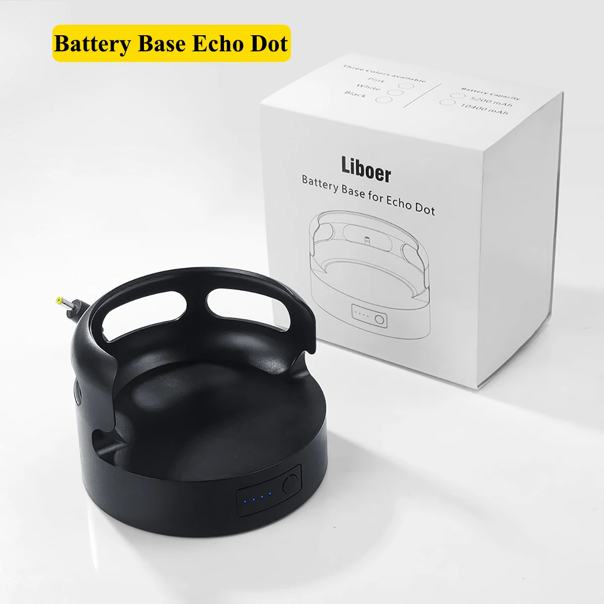 Echo Dot 3rd Battery Base Large Capacity Rechargeable External Battery Portable Charger Make Your Alexa Portable Black White
Echo Dot 3rd Battery Base Large Capacity Rechargeable External Battery Portable Charger Make Your Alexa Portable Black White