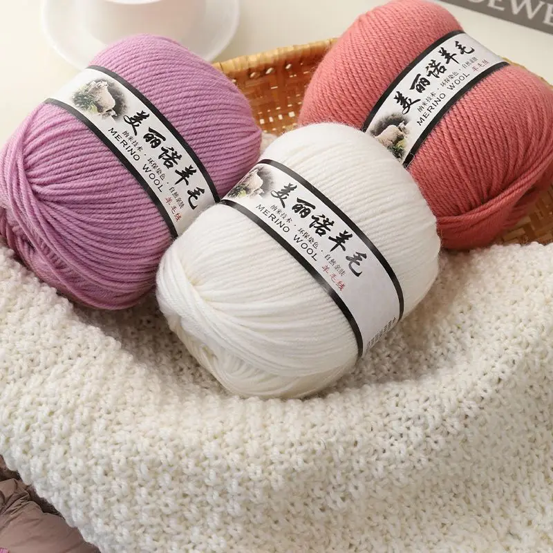 500g Medium Thick Wool Yarn 2.5mm for Hand Crochet Sweaters Knitting Scarves Hooks Shoes Hats DIY Baby Thread Fluffy Warm Beige
500g Medium Thick Wool Yarn 2.5mm for Hand Crochet Sweaters Knitting Scarves Hooks Shoes Hats DIY Baby Thread Fluffy Warm Beige