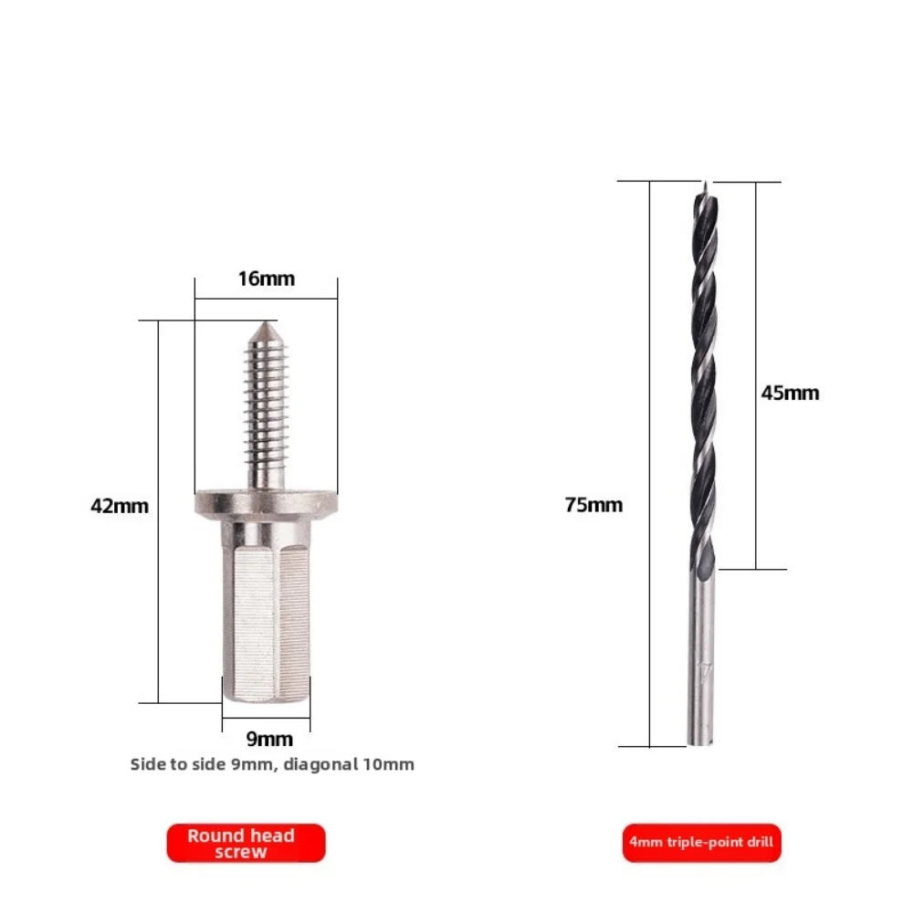 Aluminum Woodworking Drilling Tool with 9 Holes Designed Specifically for Square Bar to Round Shape Transformation
Aluminum Woodworking Drilling Tool with 9 Holes Designed Specifically for Square Bar to Round Shape Transformation