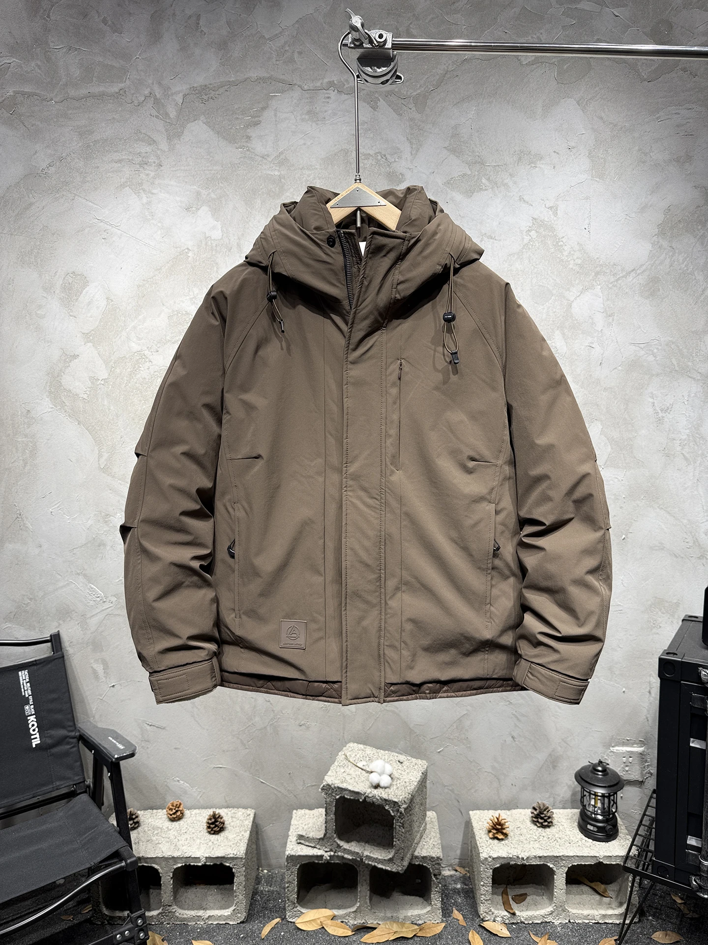 Winter Outdoor Men's ort Hooded Warm down Jaet Casual Sle Polyester Fiber Filled Thiened Zipper Closure Coat
Winter Outdoor Men's ort Hooded Warm down Jaet Casual Sle Polyester Fiber Filled Thiened Zipper Closure Coat