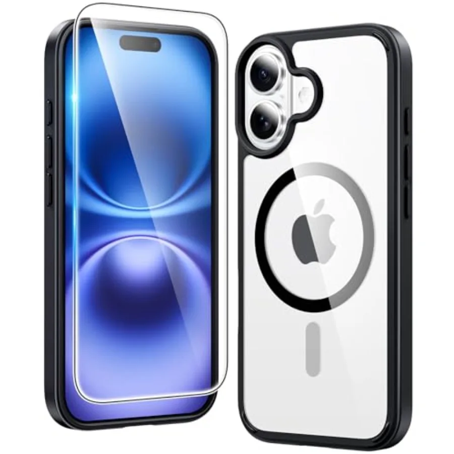 for iPhone 16 Case Clear: Magnetic Phone Cases with Screen Protector Drop Proof Compatible with Magsafe Slim Anti Yellowing Rug
for iPhone 16 Case Clear: Magnetic Phone Cases with Screen Protector Drop Proof Compatible with Magsafe Slim Anti Yellowing Rug