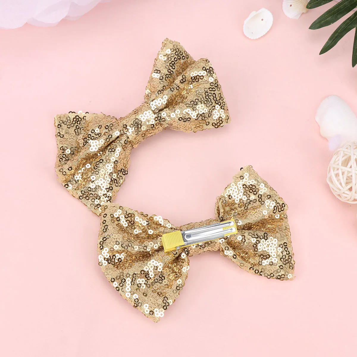 3Pcs Large Sequined Bowknot Hair Clips Durable Hairpins Hair Accessories Performance Party Daily Hairclip
3Pcs Large Sequined Bowknot Hair Clips Durable Hairpins Hair Accessories Performance Party Daily Hairclip