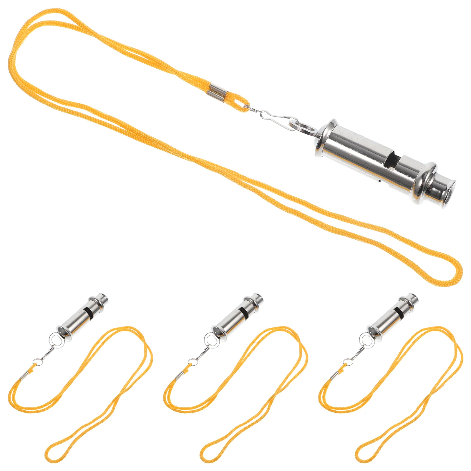 4 Pcs Post of The Lid Hanging Whistle for Referee Outdoor Pendant Stainless Steel Sports Child Crisp Sound
4 Pcs Post of The Lid Hanging Whistle for Referee Outdoor Pendant Stainless Steel Sports Child Crisp Sound