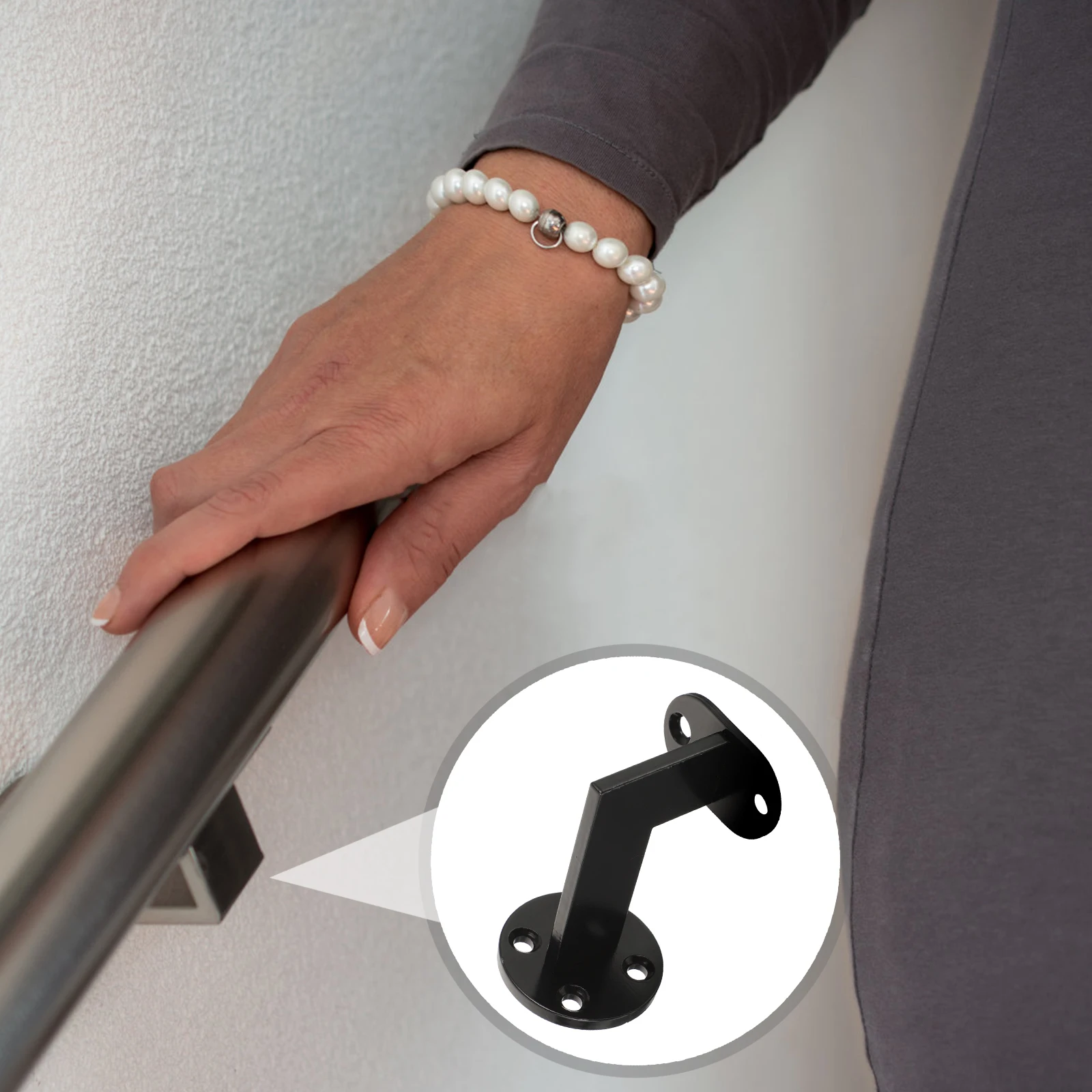 Stair H rail Brackets Supports Wall Mount Durable Stainless Steel Accessories Indoor Outdoor Health Care
Stair H rail Brackets Supports Wall Mount Durable Stainless Steel Accessories Indoor Outdoor Health Care