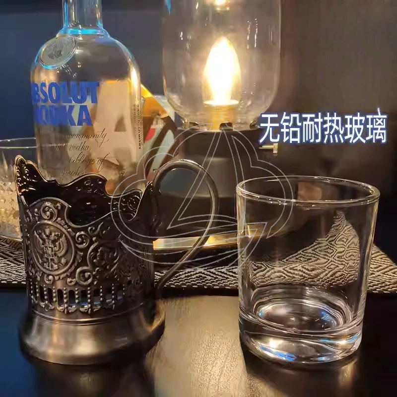 Vintage Russian Style Glass Cup, Desktop Decorative Craft & Business Souvenir Gift
Vintage Russian Style Glass Cup, Desktop Decorative Craft & Business Souvenir Gift