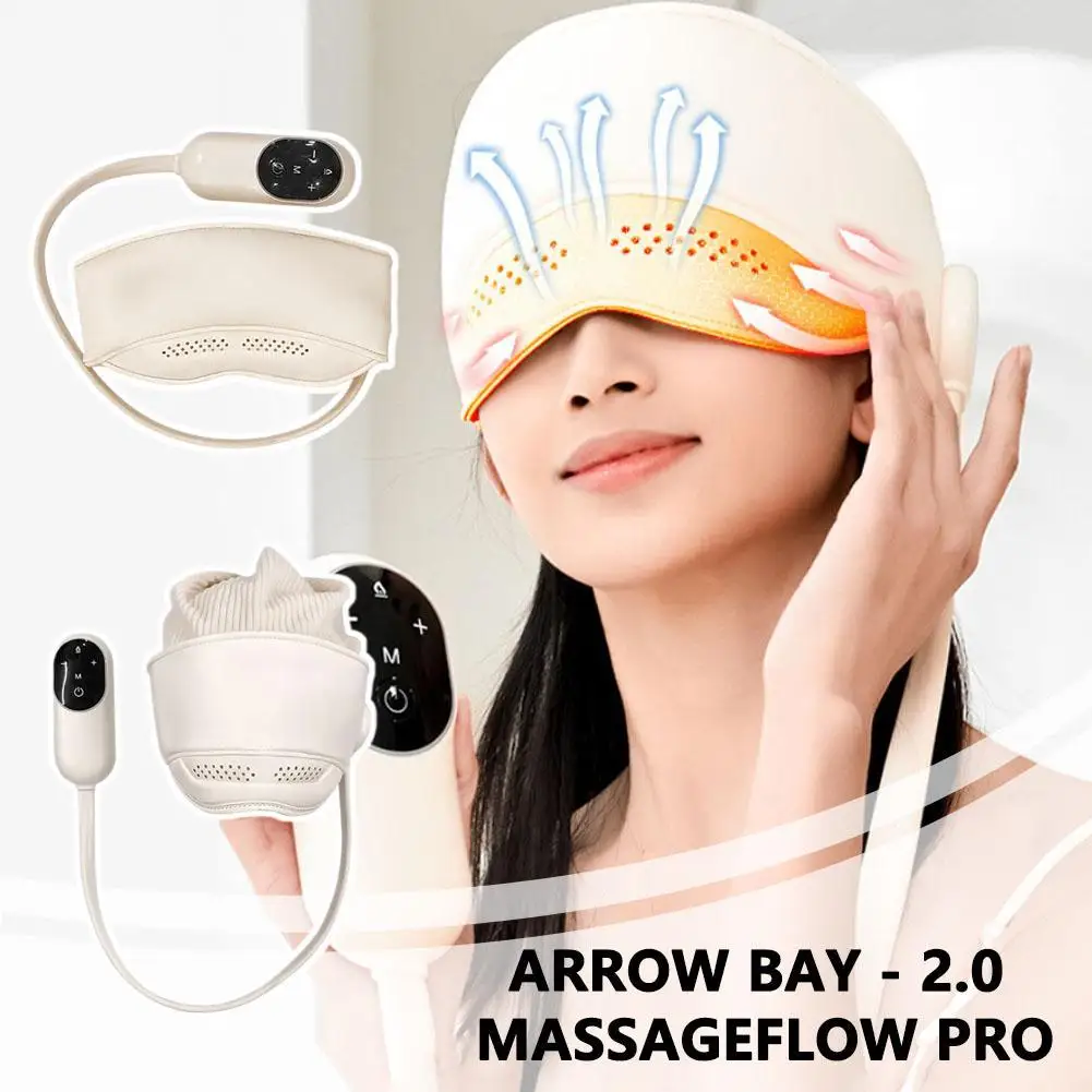 Air Pressure Head Massager Electric Head Eye Massager Graphene Heating Eye Hot Compress for Relax Improve Sleep Stress Relief
Air Pressure Head Massager Electric Head Eye Massager Graphene Heating Eye Hot Compress for Relax Improve Sleep Stress Relief