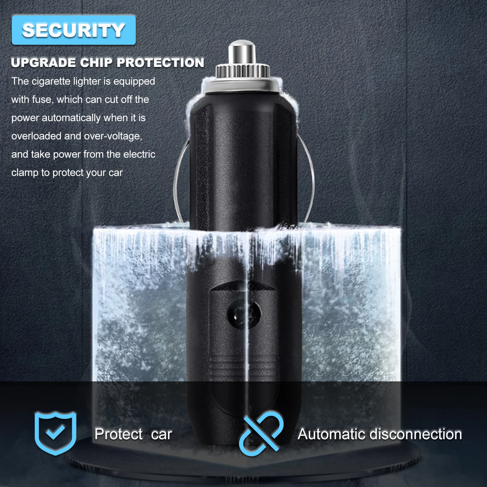 Portable Car Tire Inflator 12V Electric Compressor with LED Light for Vehicle Black Mini Air Pump Tire Accessories DAMAGE PARTS
Portable Car Tire Inflator 12V Electric Compressor with LED Light for Vehicle Black Mini Air Pump Tire Accessories DAMAGE PARTS