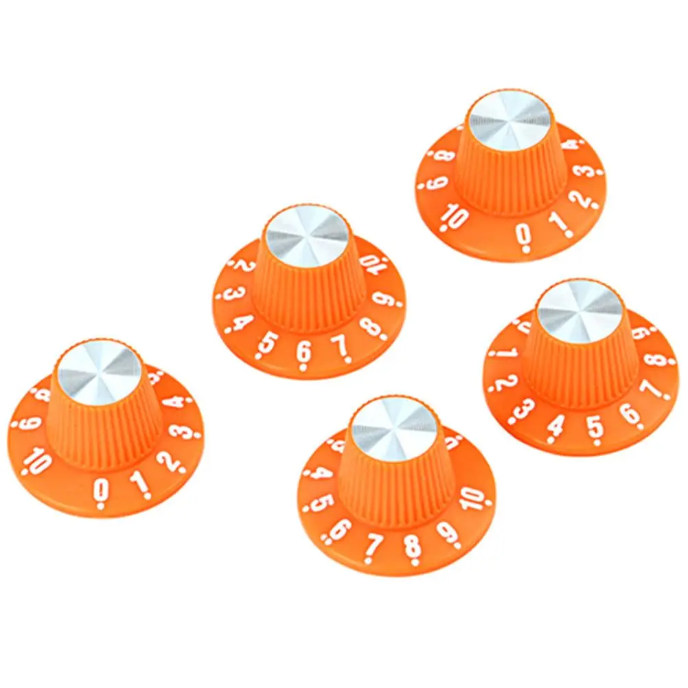 5Pcs Guitar Volume Knobs ange Creative Potentiometer Accessories Durable AntiCorrosive Electric Guitar Bass Tuning Tone Buttons
5Pcs Guitar Volume Knobs ange Creative Potentiometer Accessories Durable AntiCorrosive Electric Guitar Bass Tuning Tone Buttons