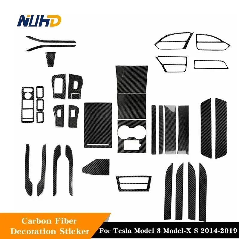 For Tesla Model 3 Model-X Model-S 2014-2019 Carbon Fiber Car Interior Trim Protector Cover Patch All-car Stickers Accessories
For Tesla Model 3 Model-X Model-S 2014-2019 Carbon Fiber Car Interior Trim Protector Cover Patch All-car Stickers Accessories