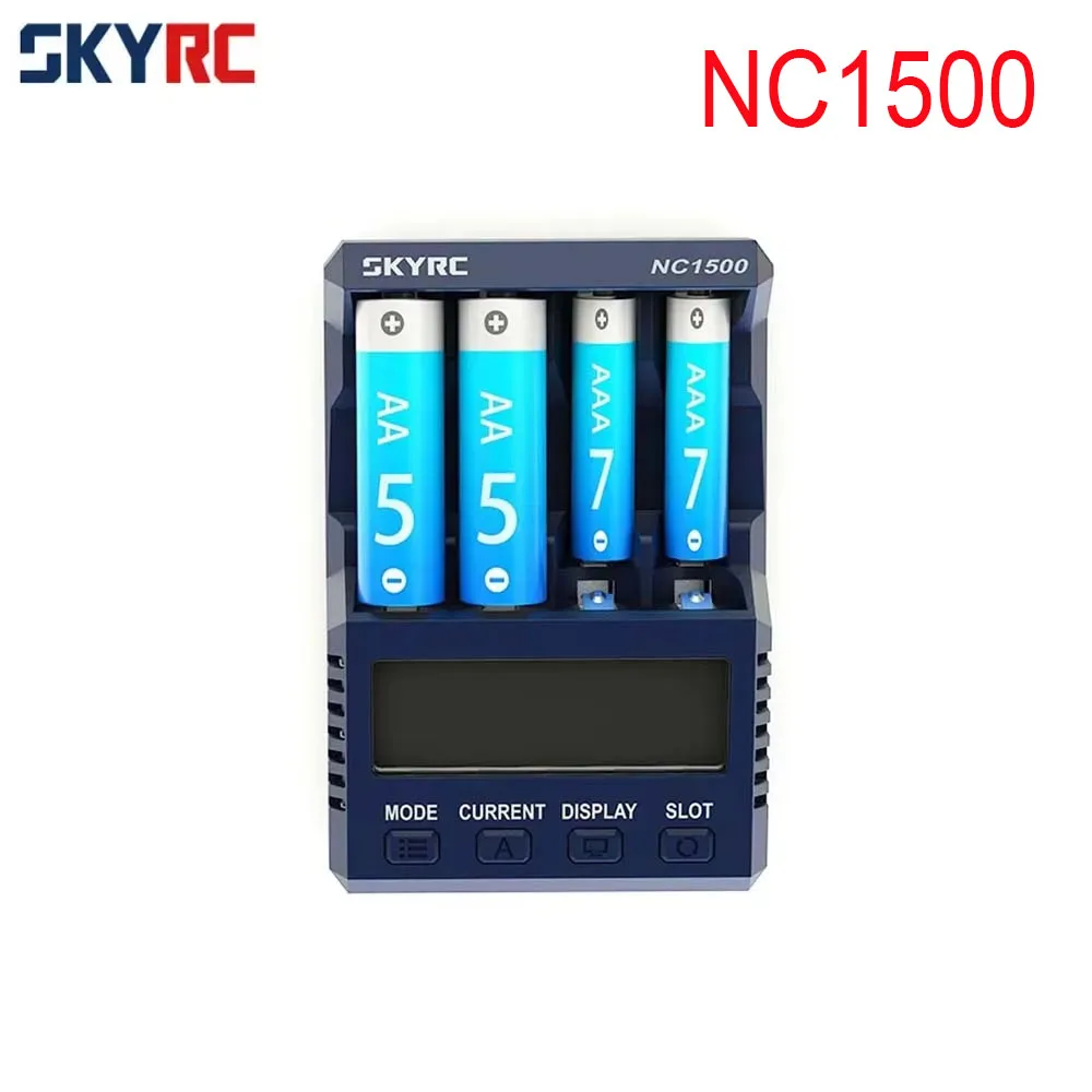 SKYRC NC1500 AA/AAA Battery Charger Analyzer Recharge Pro Charger for 4 AA NiMH Rechargeable Batteries
SKYRC NC1500 AA/AAA Battery Charger Analyzer Recharge Pro Charger for 4 AA NiMH Rechargeable Batteries