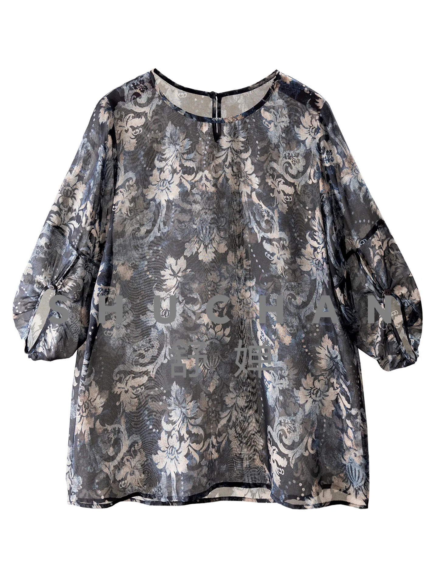 Print Blouse Loose Baroque Tie-dye Silk Lantern Sleeve Shirt Women's 21M5 Womens Tops Mujer
Print Blouse Loose Baroque Tie-dye Silk Lantern Sleeve Shirt Women's 21M5 Womens Tops Mujer