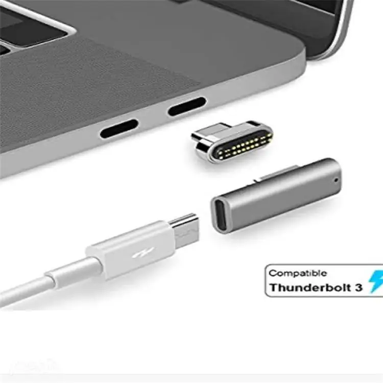 For 2021 MacBook Pro USB-C Thunderbolt 4USB4 Magnetics Adapter 24PINpogopin
For 2021 MacBook Pro USB-C Thunderbolt 4USB4 Magnetics Adapter 24PINpogopin