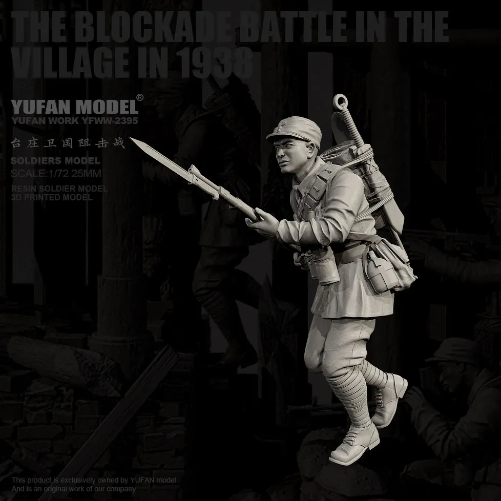 YUFAN MODEL 1/72 Resin Soldier model kits figure colorless and self-assembled (3D Printing ) YFWW-2395/3D
YUFAN MODEL 1/72 Resin Soldier model kits figure colorless and self-assembled (3D Printing ) YFWW-2395/3D