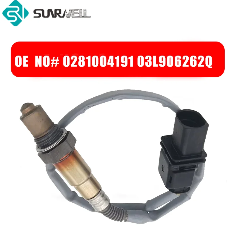 0281004191 03L906262B 03L906262Q Lambda Oxygen Sensor Fit For AUDI A3 A4 A5 A6 Avant Q3 Q5 TT Roadster SEAT LEON ST 2.0 TDI
0281004191 03L906262B 03L906262Q Lambda Oxygen Sensor Fit For AUDI A3 A4 A5 A6 Avant Q3 Q5 TT Roadster SEAT LEON ST 2.0 TDI