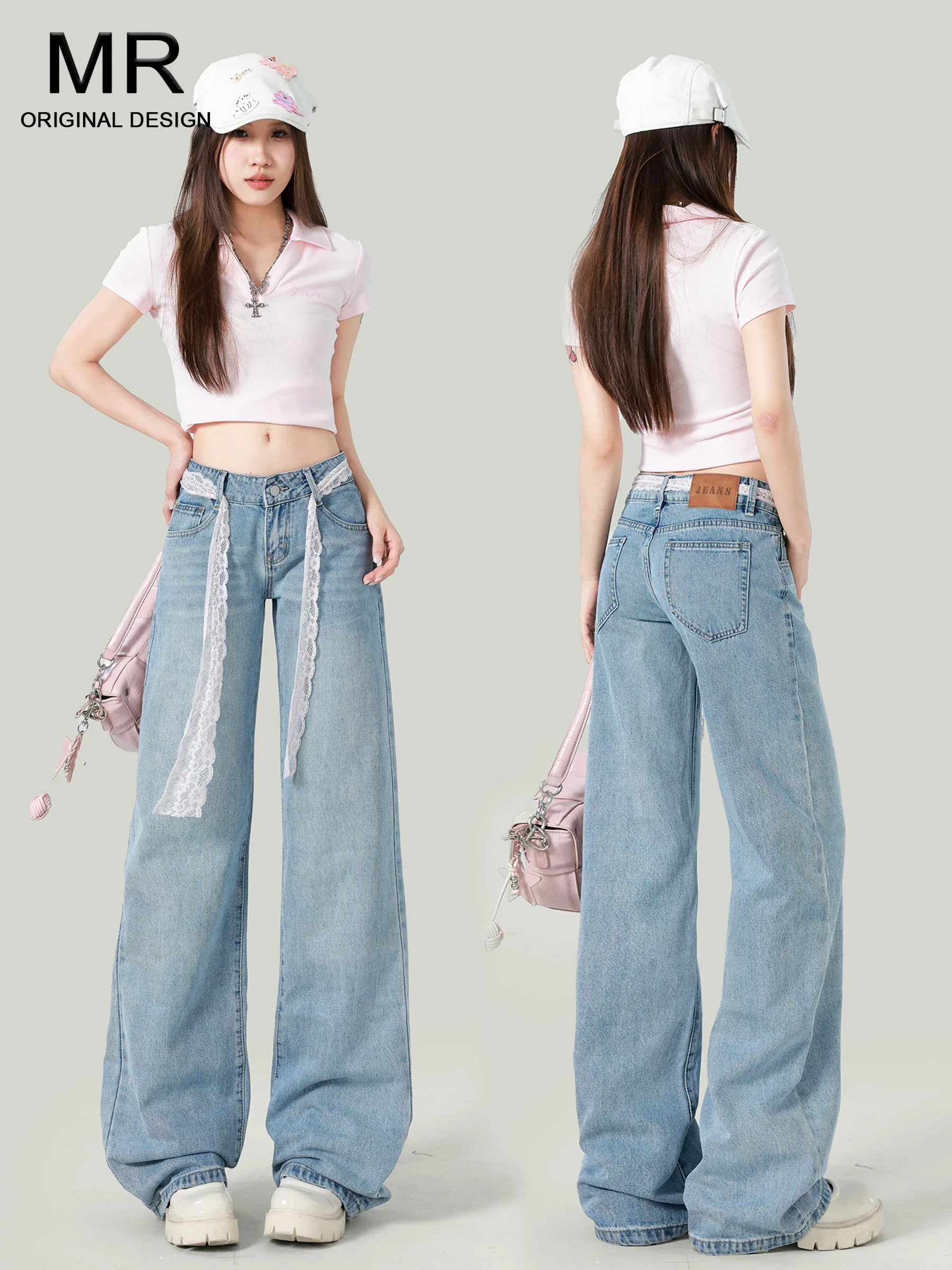 American Retro Women's Loose Fit Low Waist Denim Jeans Draping Style Slimming Straight Leg Pants Autumn New Arrival
American Retro Women's Loose Fit Low Waist Denim Jeans Draping Style Slimming Straight Leg Pants Autumn New Arrival